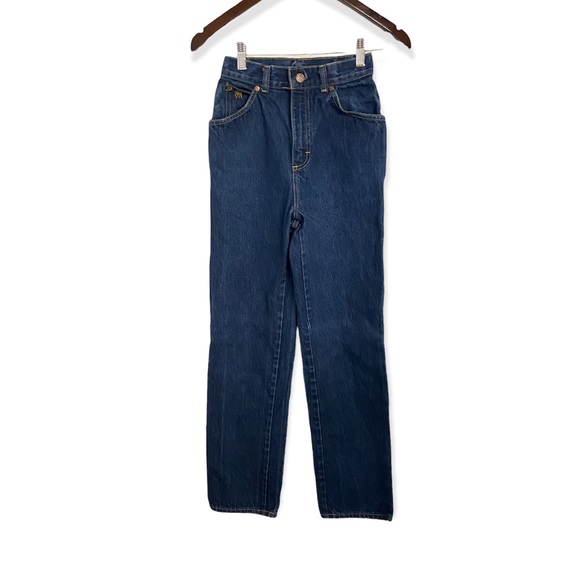 Vintage Silver Unicorn Dark Wash Straight Leg Jeans - Picture 3 of 14